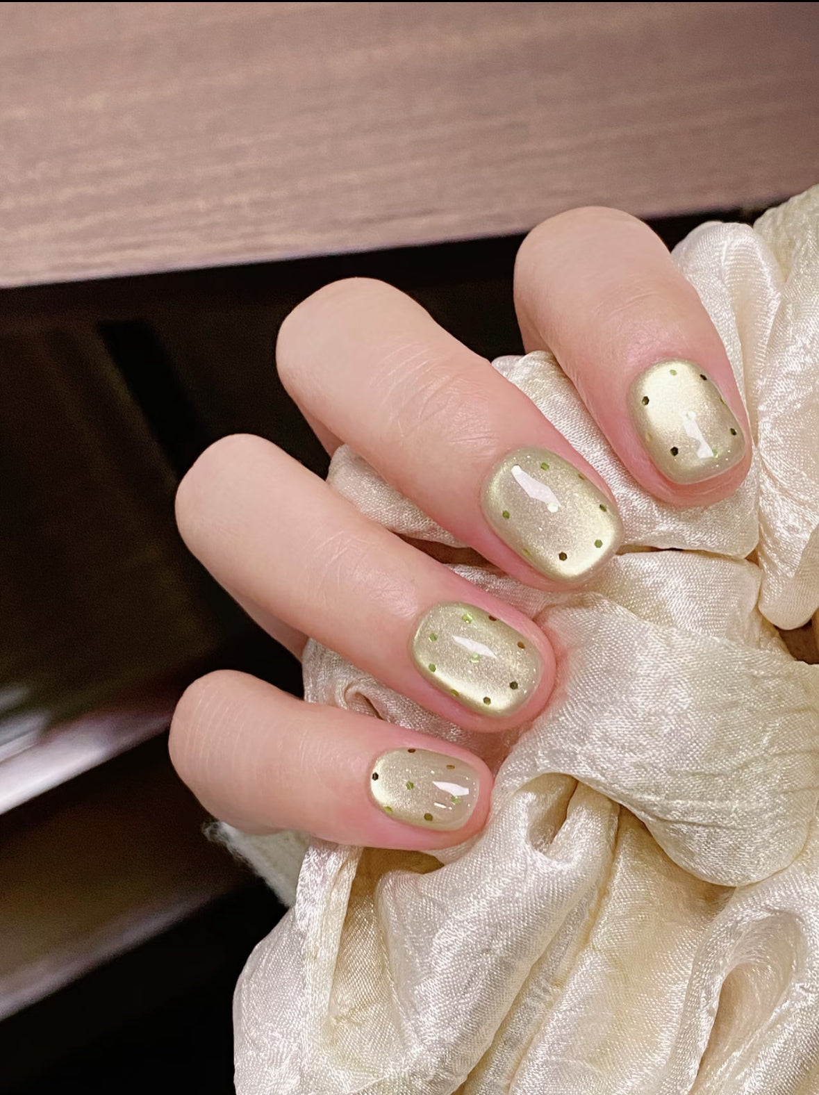 Champagne Mist Nails