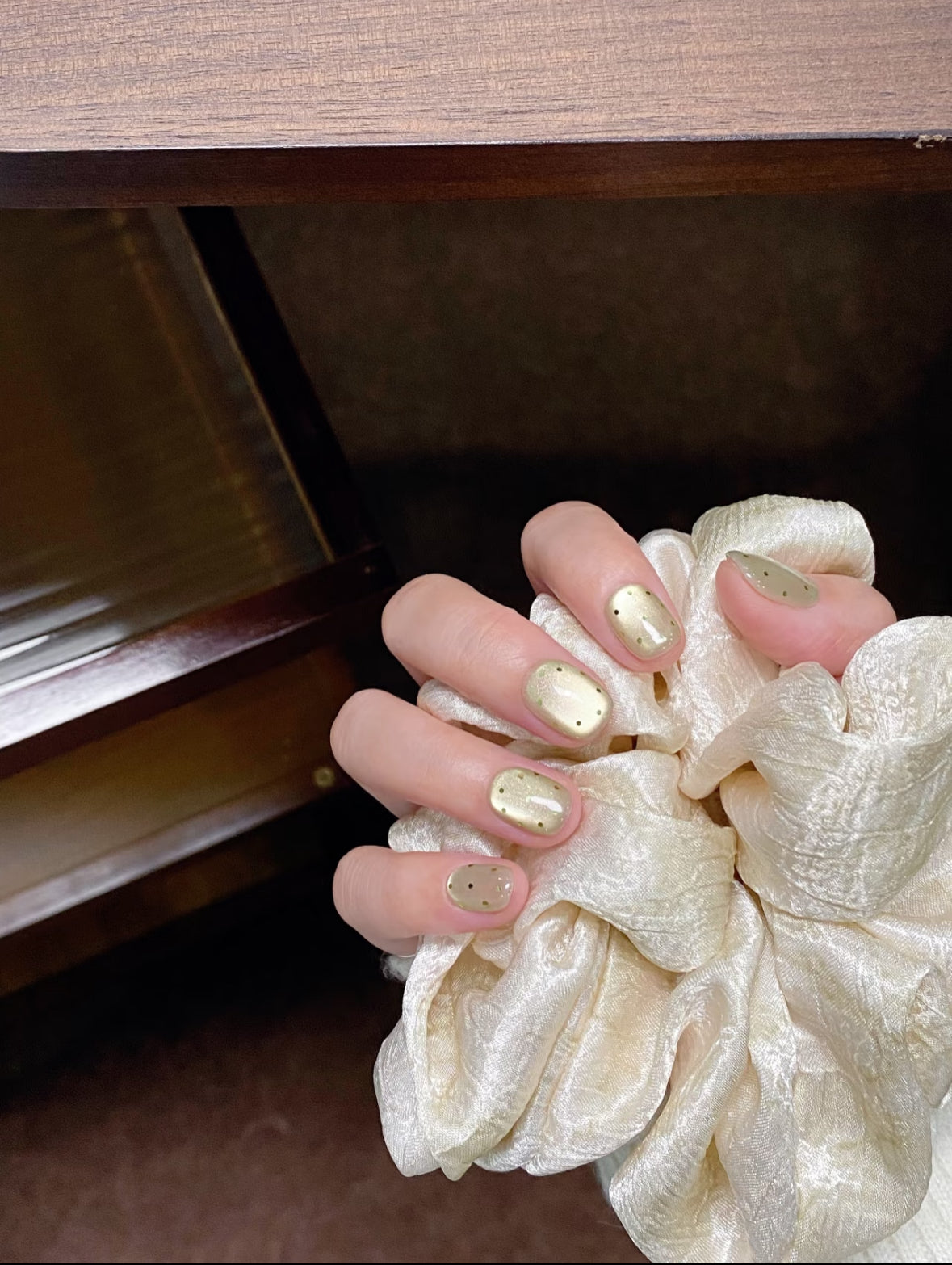 Champagne Mist Nails