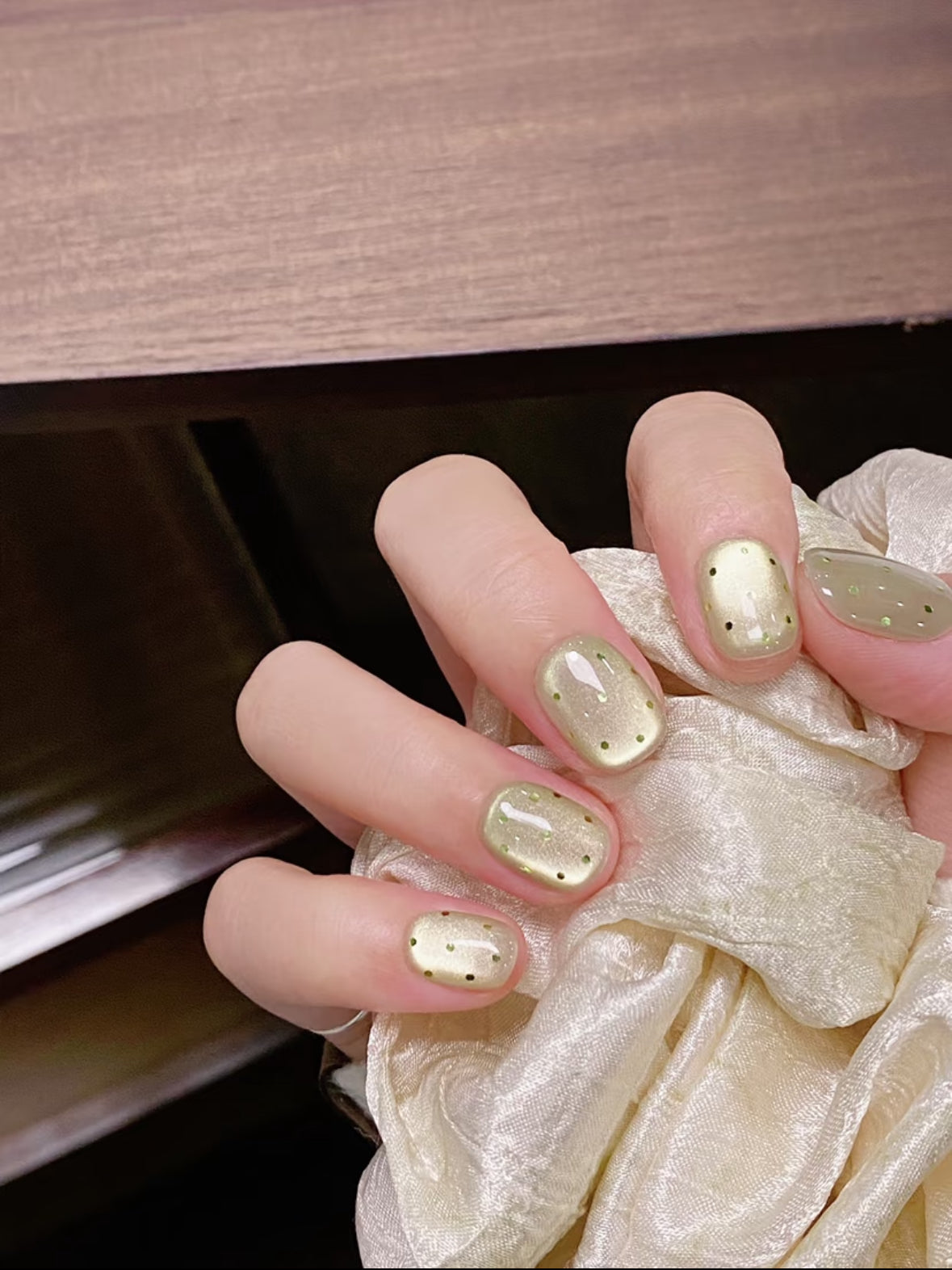 Champagne Mist Nails